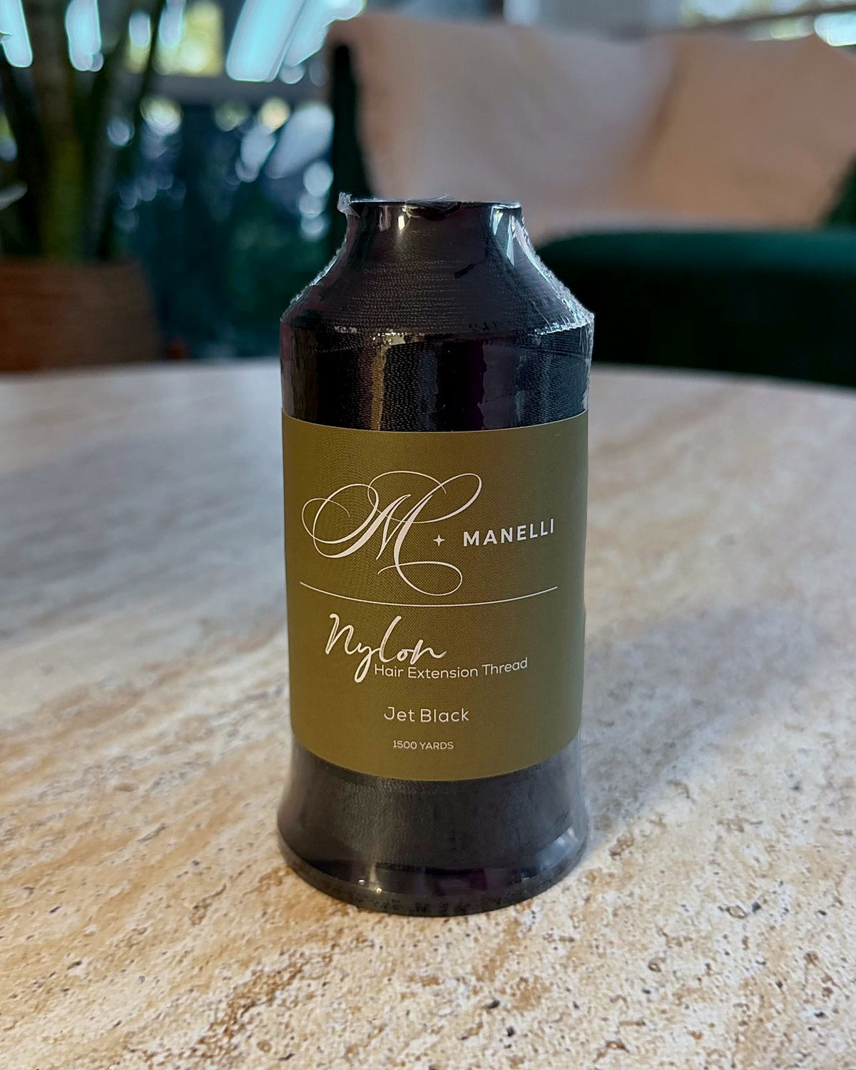 Manelli Nylon Thread Jet Black